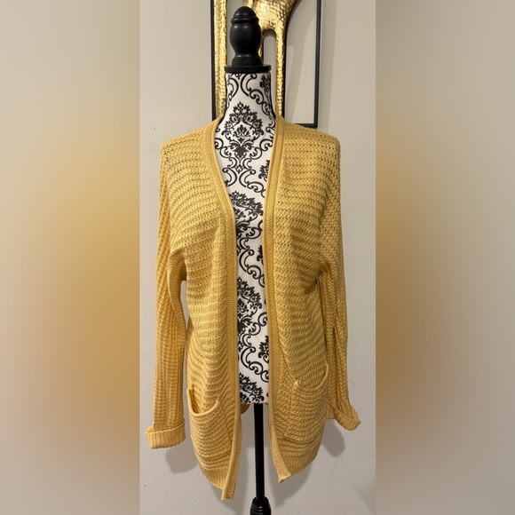 PINQUE Sweaters - Pinque Yellow Women's Cardigan